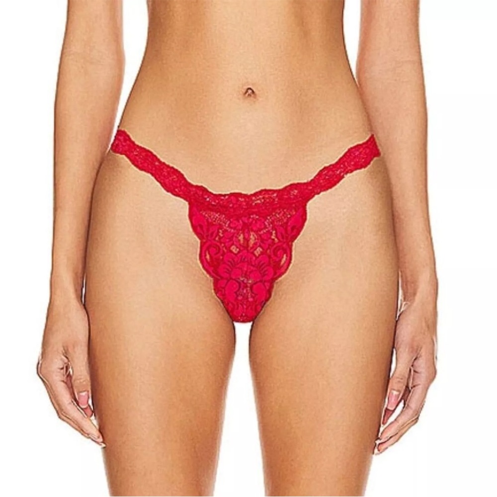 T String Me A Thong in Siren Red NWT